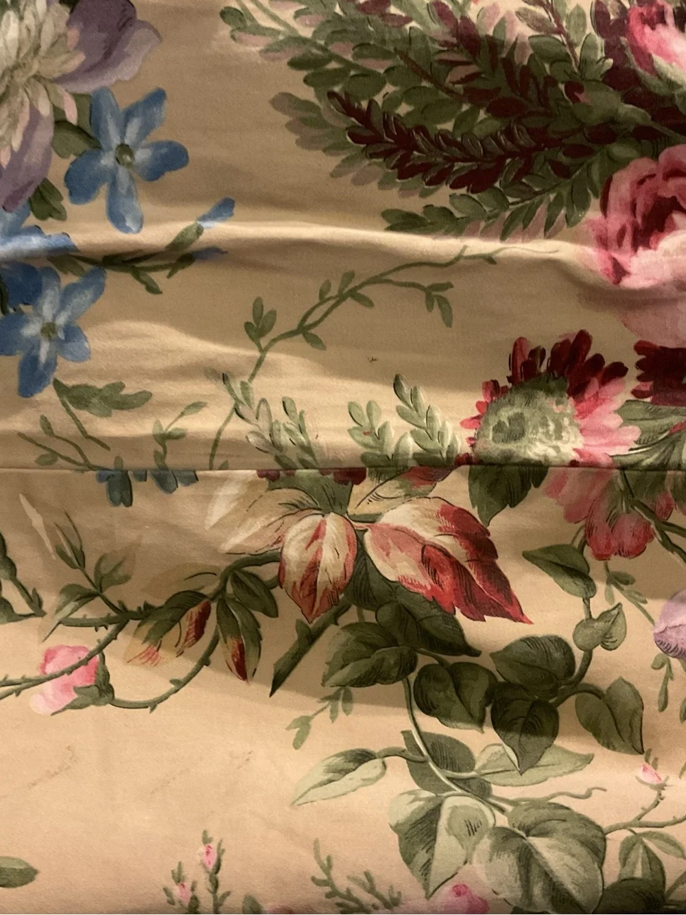 Vintage Ralph Lauren ADRIANA Floral FULL/QUEEN Duvet / Comforter Cover Bedding